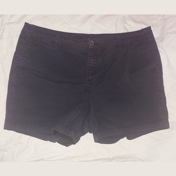 Lane Bryant navy blue shorts - Picture 1 of 5
